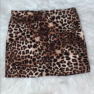 H&M Cheetah Print Skirt